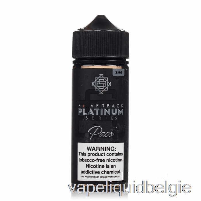 Vape-vloeistof Paco - Silverback Platina-serie - 120 Ml 6 Mg